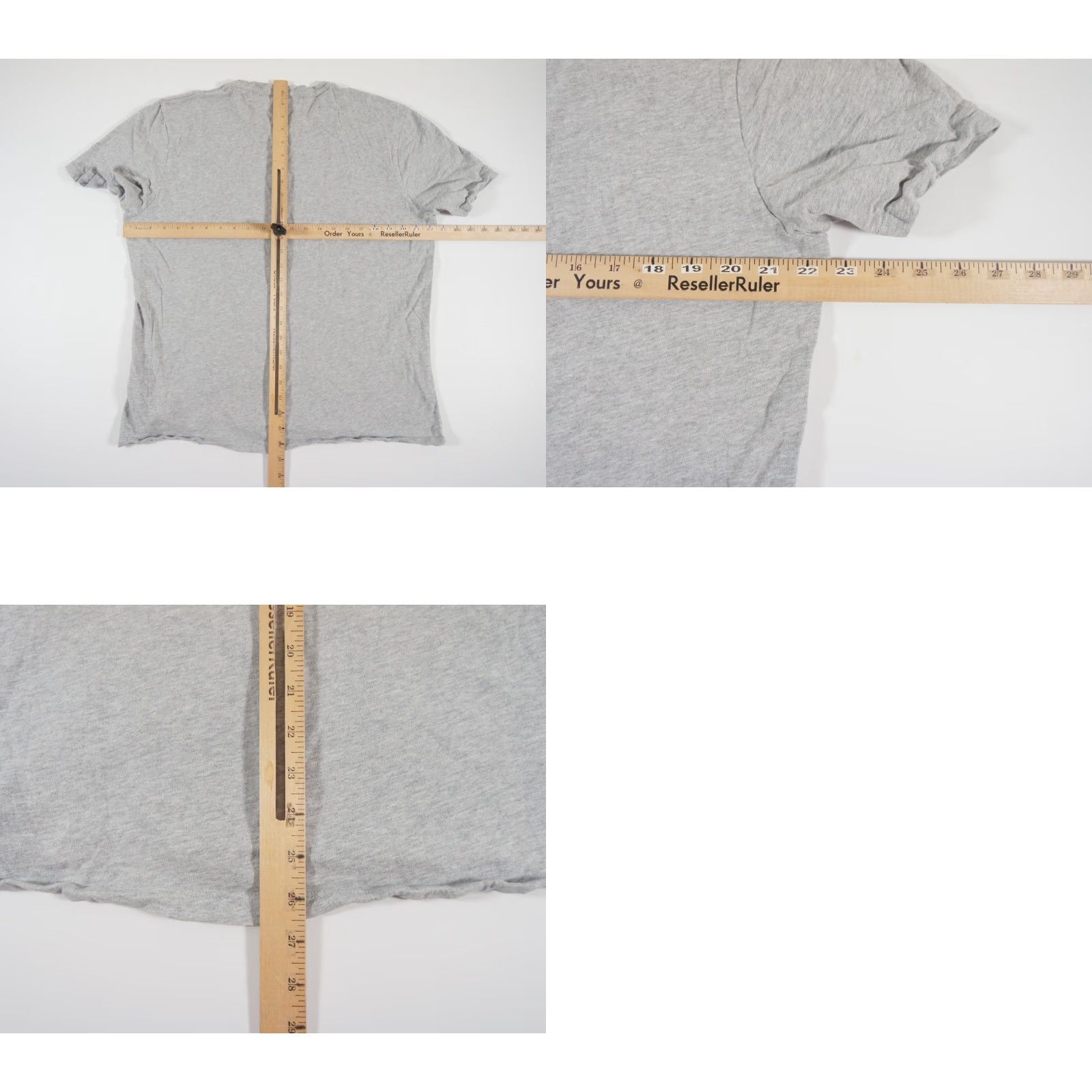 Allsaints VINTAGE AllSaints Men's Crew Neck T-Shirt 2XL Gray Cotton Logo Short Sleeve Casual Size US XXL / EU 58 / 5 - 8 Thumbnail