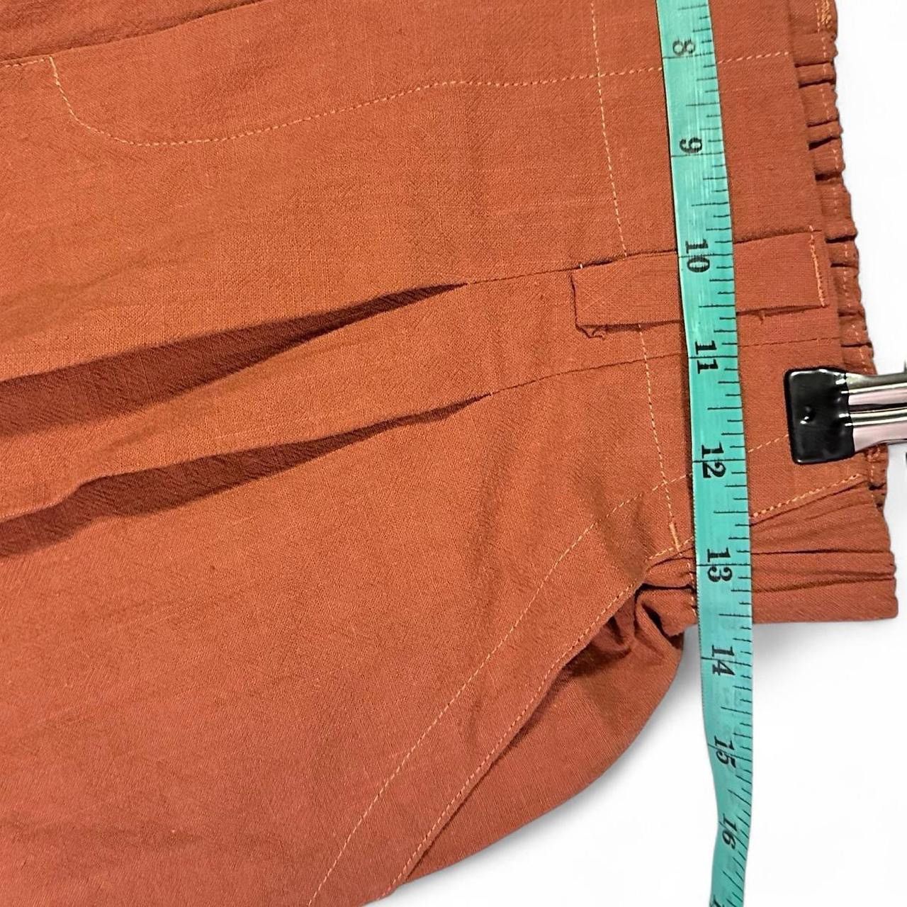 Other Halara Burnt Orange NWT Size S Wide-leg Linen Pants Size 27" / US 4 / IT 40 - 5 Thumbnail
