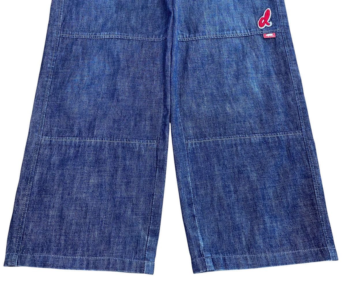 Japanese Brand Japanese Brand Dark Wash Wide Leg Denim Pants Size US 26 / EU 42 - 5 Thumbnail