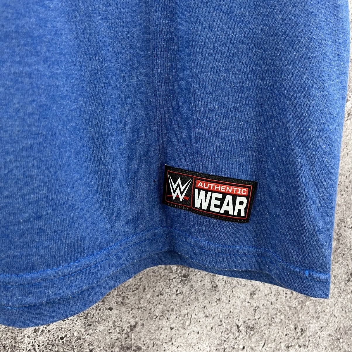 Vintage WWE AJ Styles Big Logo T-Shirt Blue Vintage Size L Size US L / EU 52-54 / 3 - 6 Thumbnail