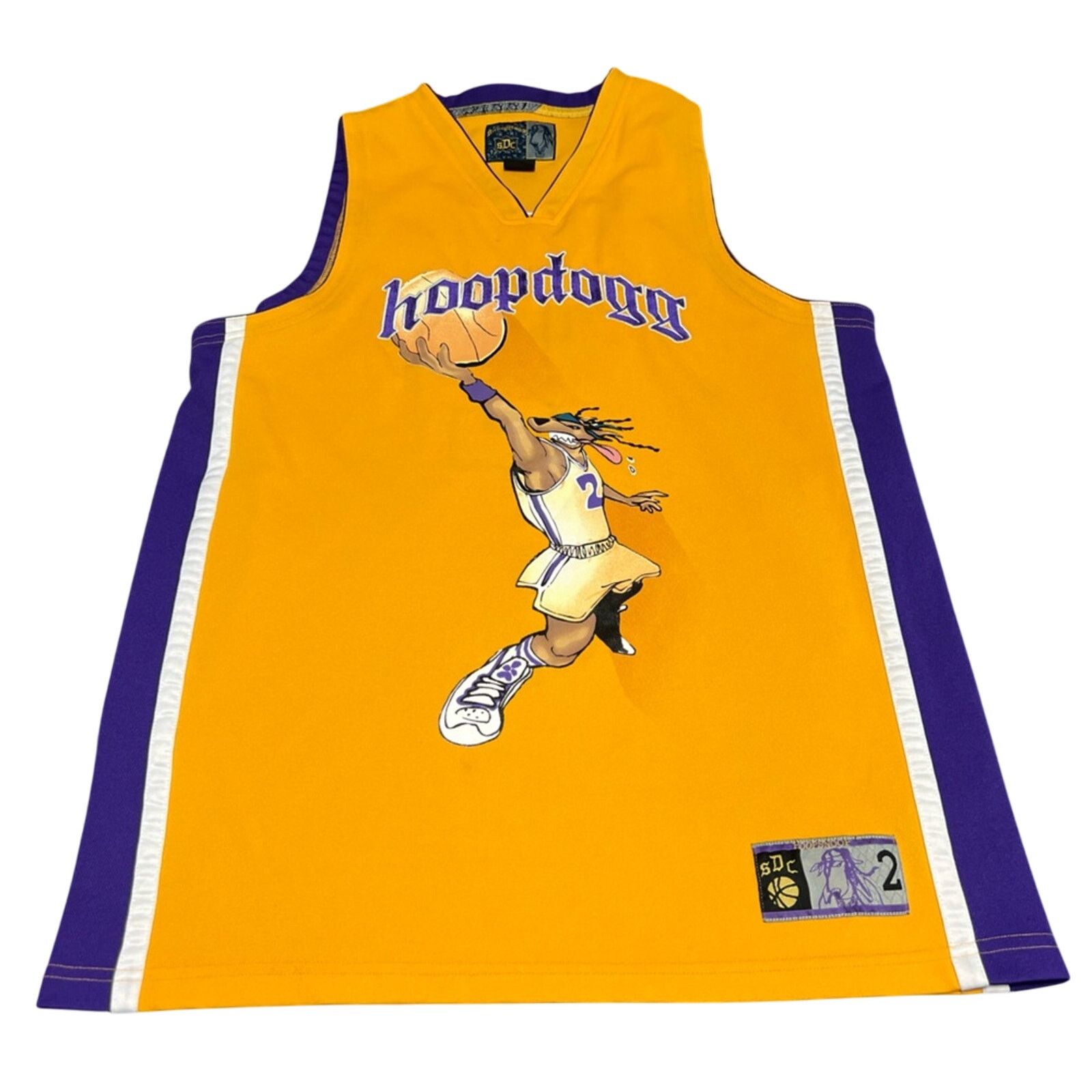 Snoop Dogg Vintage Y2K Snoop Dogg Lakers Hoop Basketball Jersey RARE Size US L / EU 52-54 / 3 - 4 Thumbnail