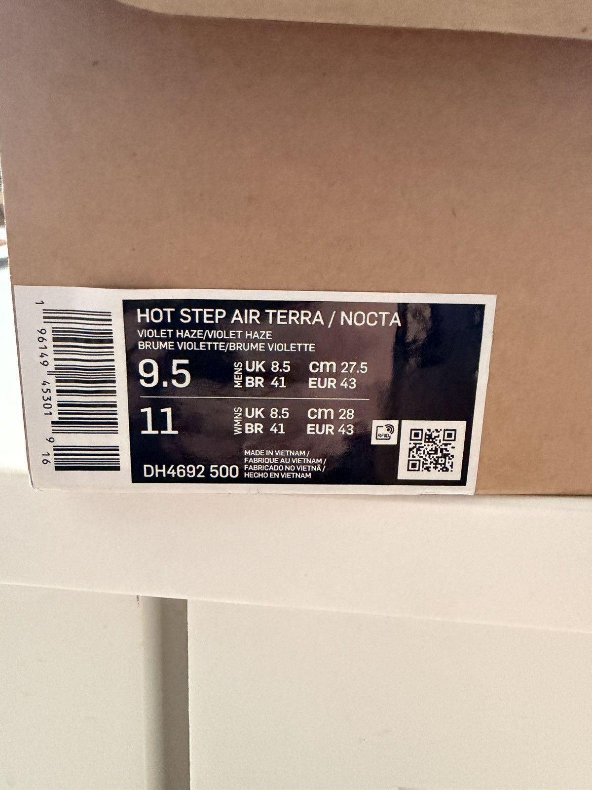 NOCTA × Nike Nike Hot Step Air Terra Drake NOCTA Violet Haze (Size 9.5) Size US 9.5 / EU 42-43 - 7 Thumbnail