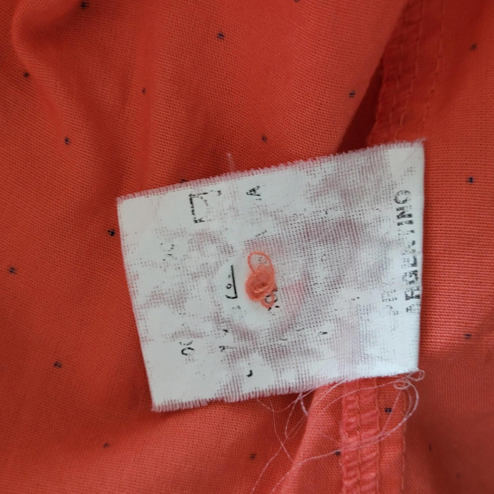 Other Bokura Men’s Large Button Shirt Salmon Micro Dot Size US L / EU 52-54 / 3 - 6 Thumbnail