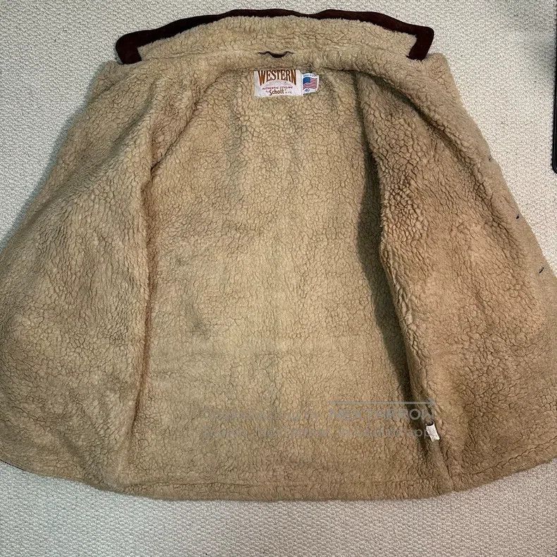 Schott Schott The top layer of suede farmer's coat Size US L / EU 52-54 / 3 - 4 Thumbnail