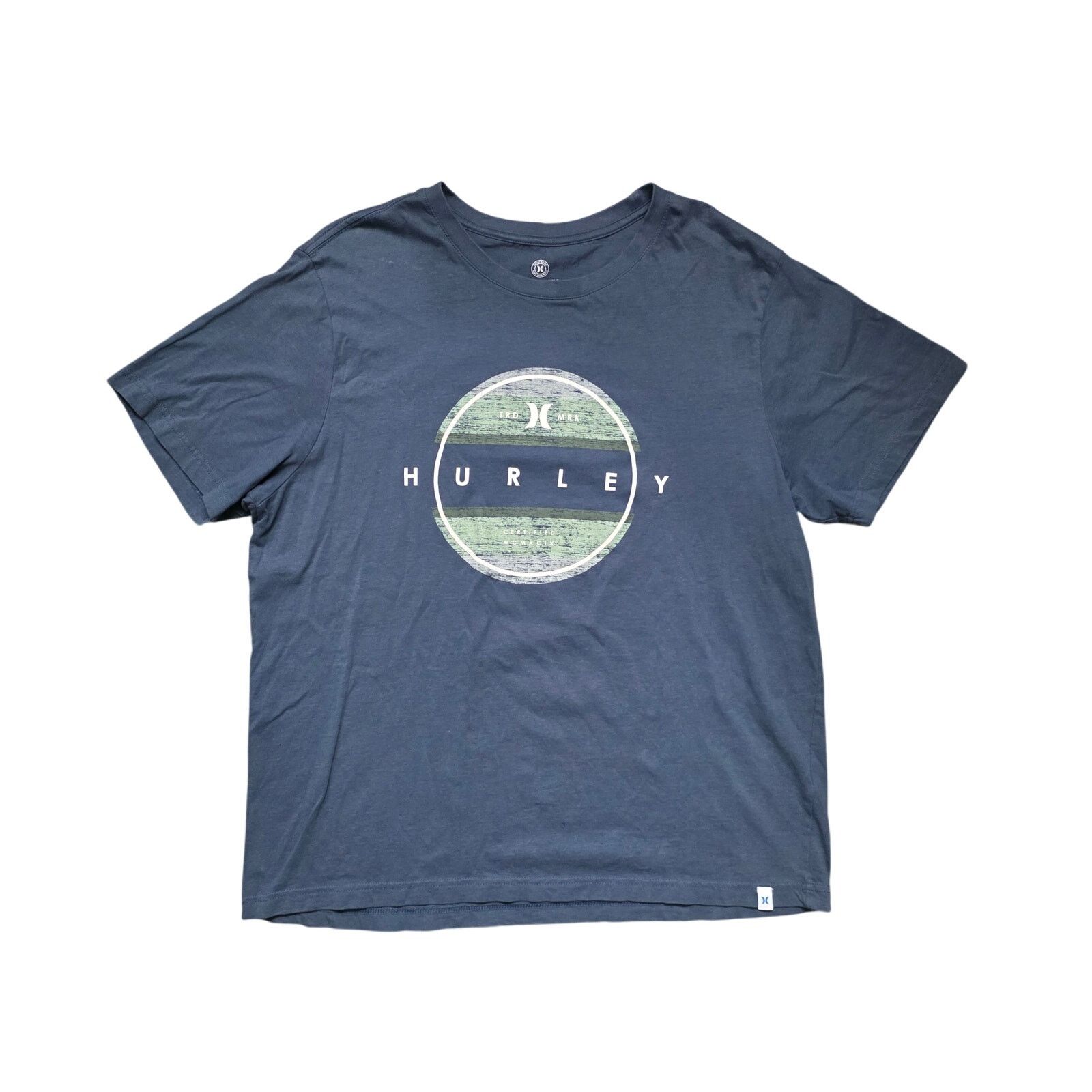 Hurley Hurley Logo Graphic Tee Men’s XL Blue Casual Crew Neck Size US XL / EU 56 / 4 - 1 Thumbnail
