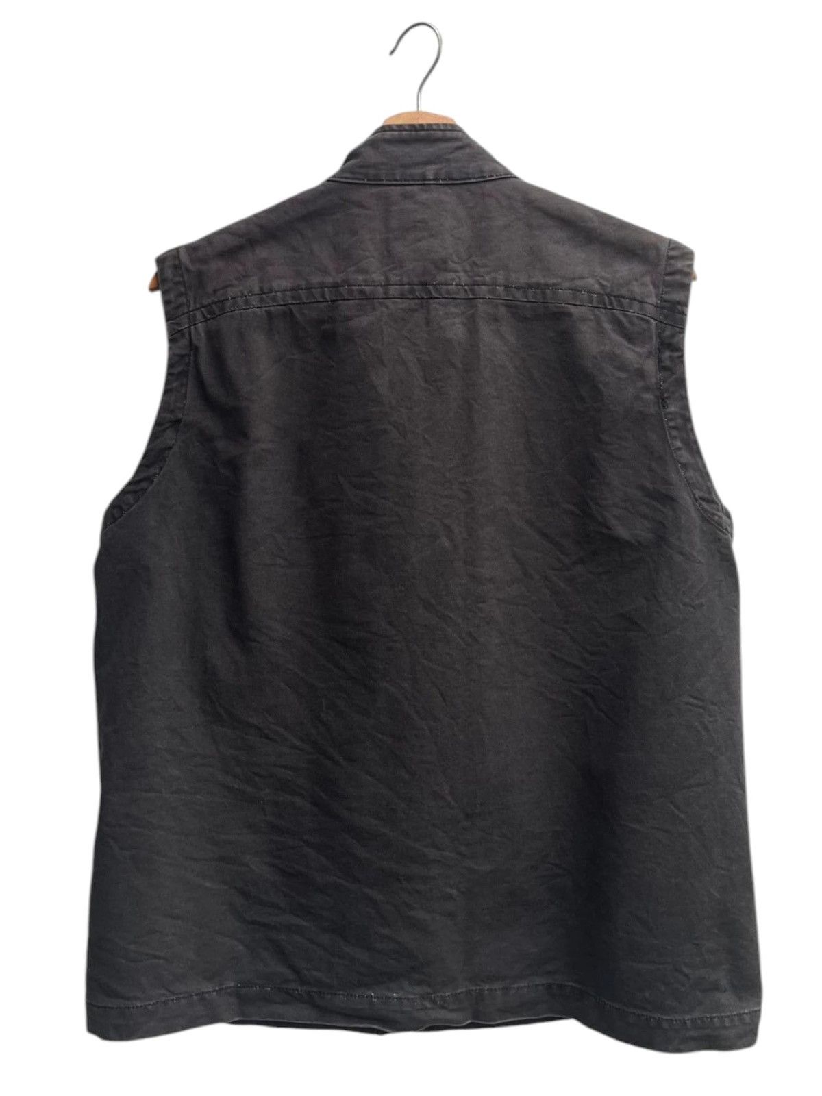 Japanese Brand Faded D’homme A Homme Vest Size US L / EU 52-54 / 3 - 3 Thumbnail