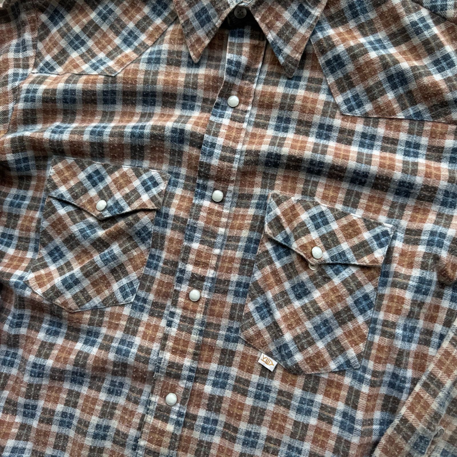 Vintage Vintage Key Kountry Koordinates Plaid Pearl Snap Button Up Size US M / EU 48-50 / 2 - 2 Thumbnail