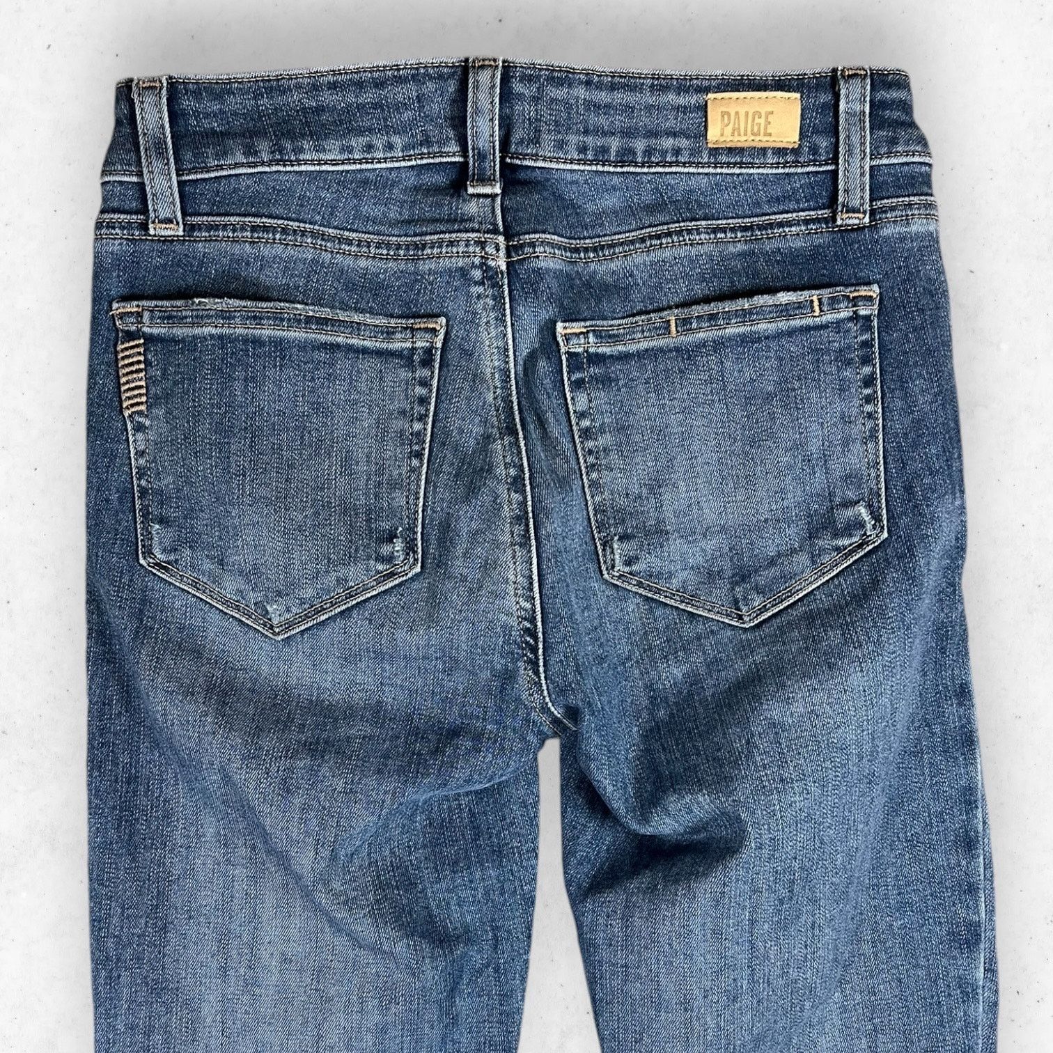 Paige Paige Verdugo Ankle Women's 24 Stretch Denim Raw Hem Casual Size 24" / US 00 / IT 34 - 5 Thumbnail
