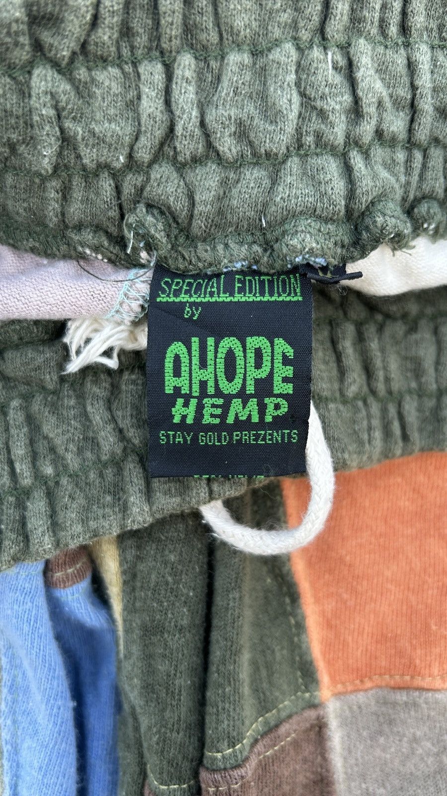 Japanese Brand A Hope Hemp Special Edition Patchwork Boro Shorts Size US 32 / EU 48 - 4 Thumbnail