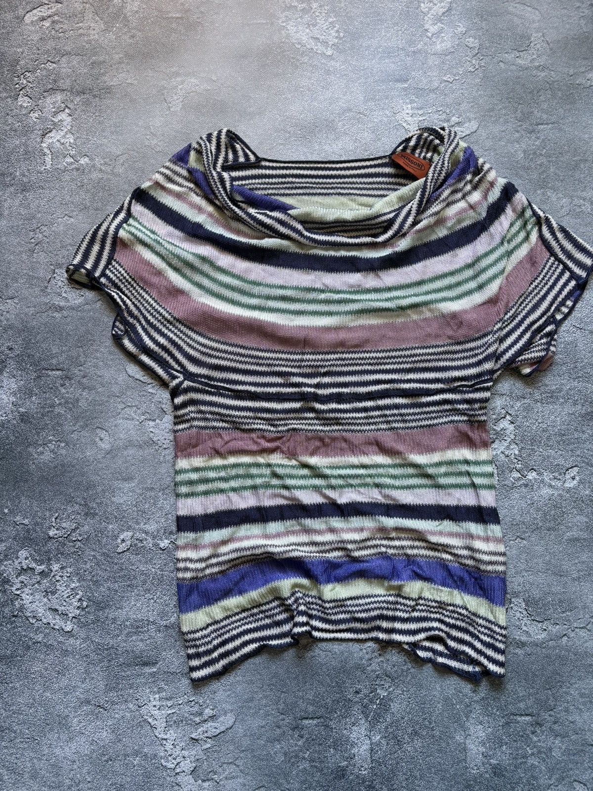 Missoni Vintage Missoni Multicolour Women’s Blouse Top Size 42 Rare Size M / US 6-8 / IT 42-44 - 2 Thumbnail