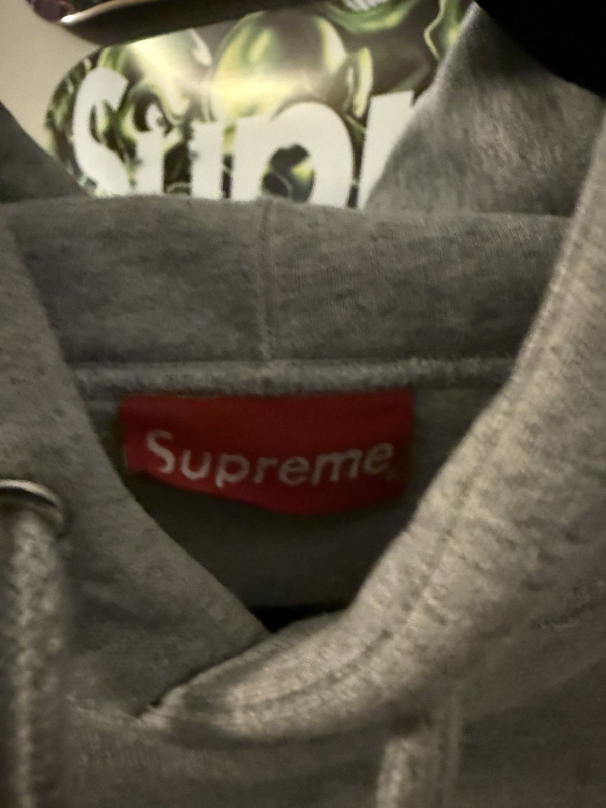 Supreme FW18 Supreme Text Stripe Hoodie Size US M / EU 48-50 / 2 - 5 Thumbnail