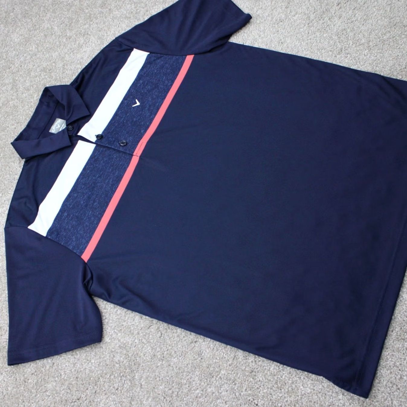 Callaway Callaway Opti-Dri Polo Shirt Mens Medium Blue 100% Polyester Golf Short Sleeve Polo Shirt Size US M / EU 48-50 / 2 - 6 Thumbnail