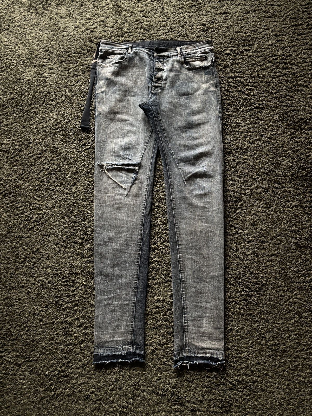 Rick Owens Drkshdw SS09 Rick Owens DRKSHDW Detroit Cut Dust Denim