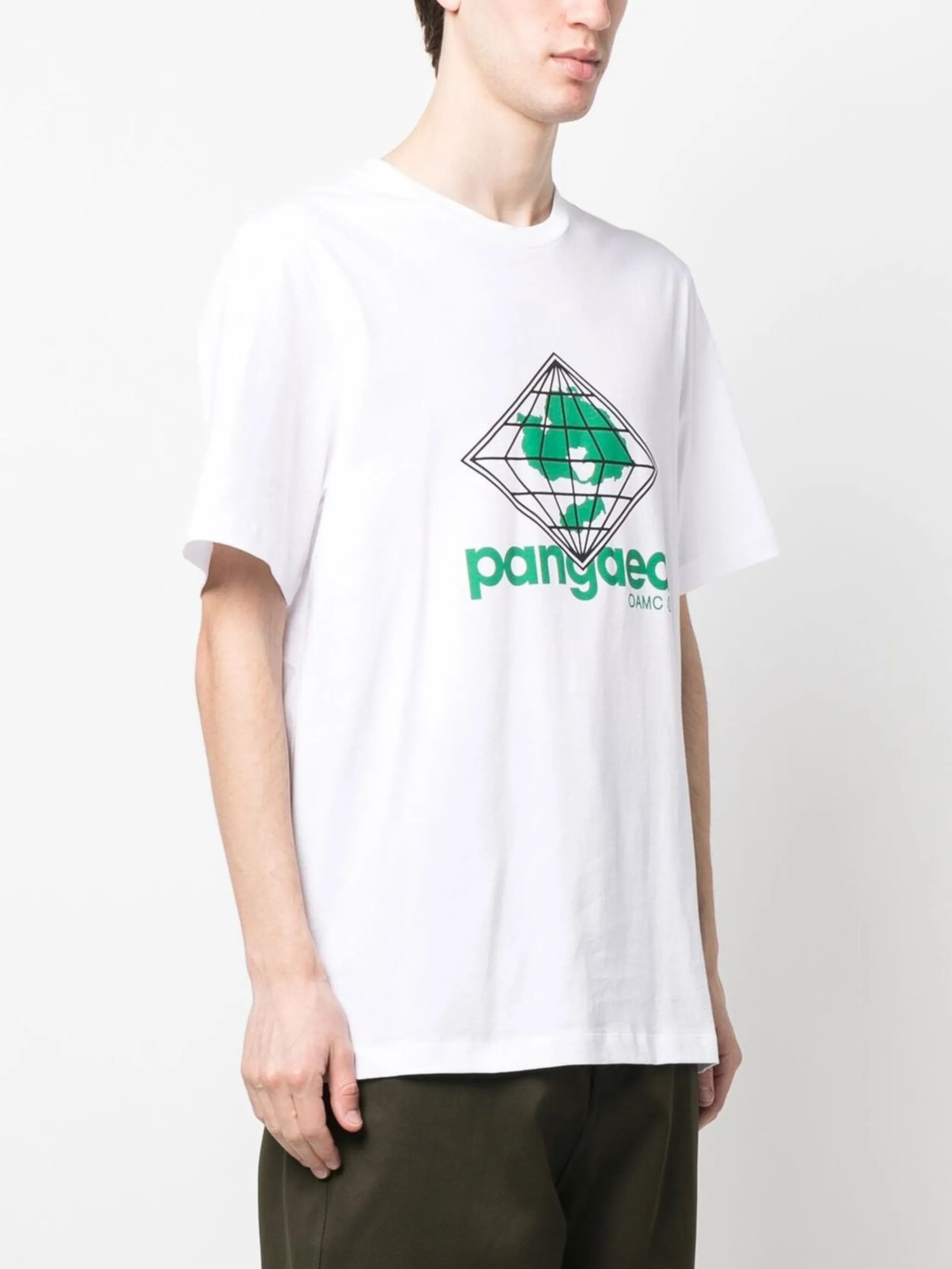 OAMC o1y0225 Logo Crewneck T-Shirt in White Size US M / EU 48-50 / 2 - 3 Thumbnail