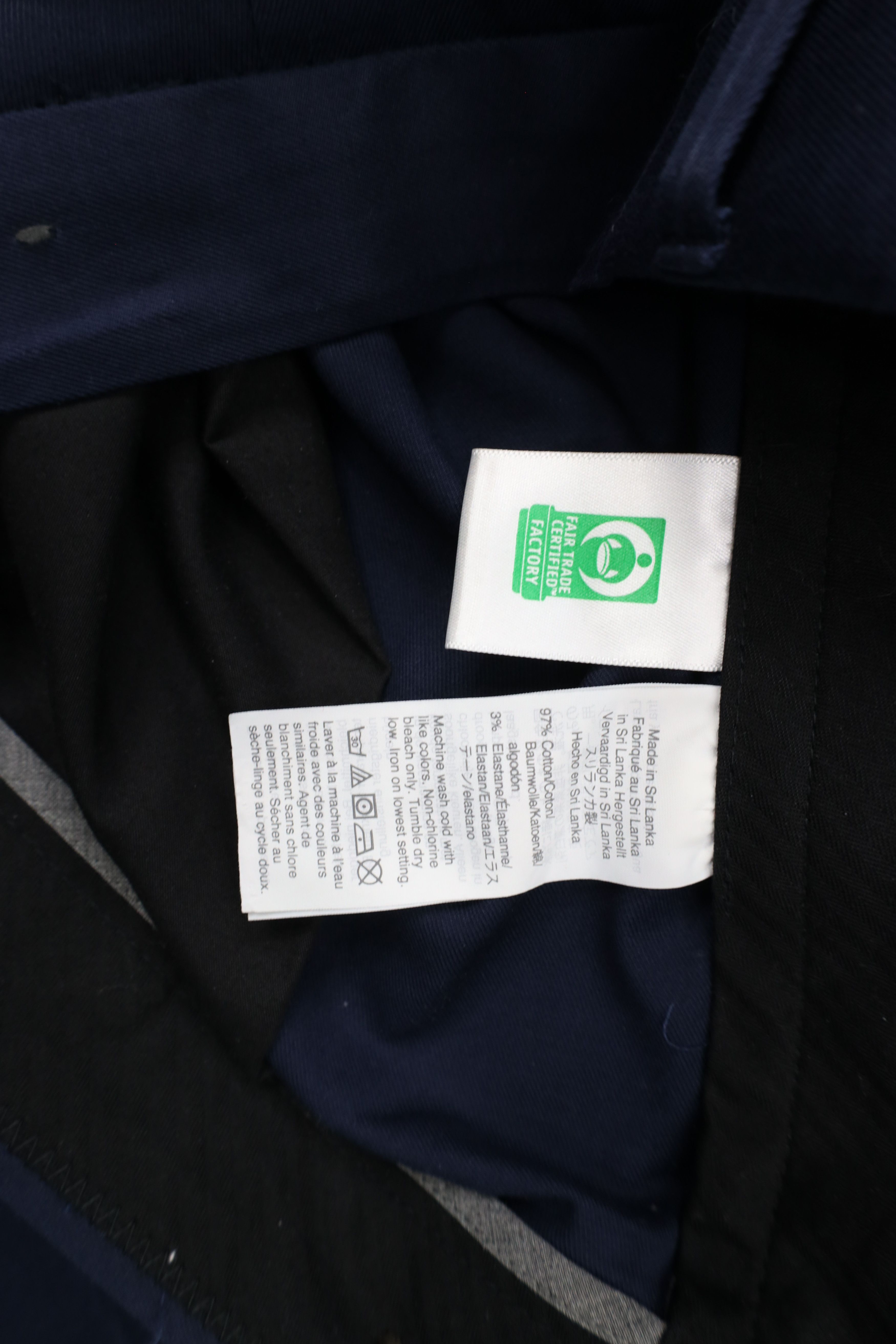 J.Crew × Vintage J Crew Bowery Classic Fit Stretch Chino Pants Navy Blue Size US 35 - 7 Thumbnail