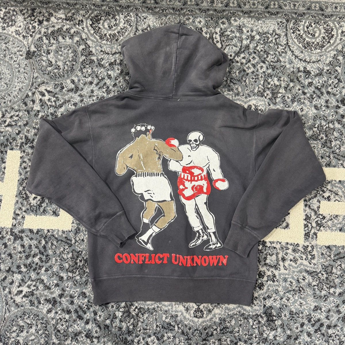 DENIM TEARS × Saint Michael Saint Michael Denim Tears Struggle Hoodie Black Size US L / EU 52-54 / 3 - 2 Thumbnail