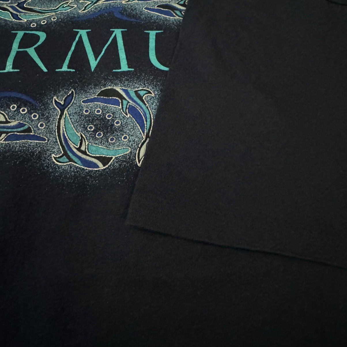 Vintage Vintage 90s Single Stitch Oneita Bermuda T-Shirt Size US XL / EU 56 / 4 - 4 Thumbnail
