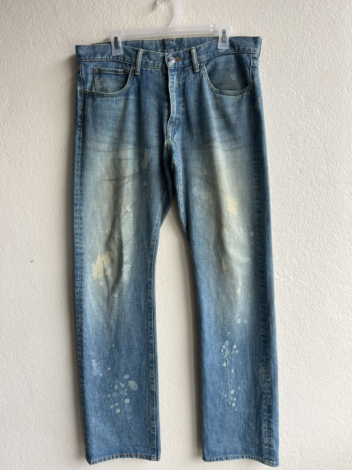 Swagger Dirty Mud Wash Denim Swagger Japan Clawmark Painter Jeans Size US 32 / EU 48 - 2 Thumbnail