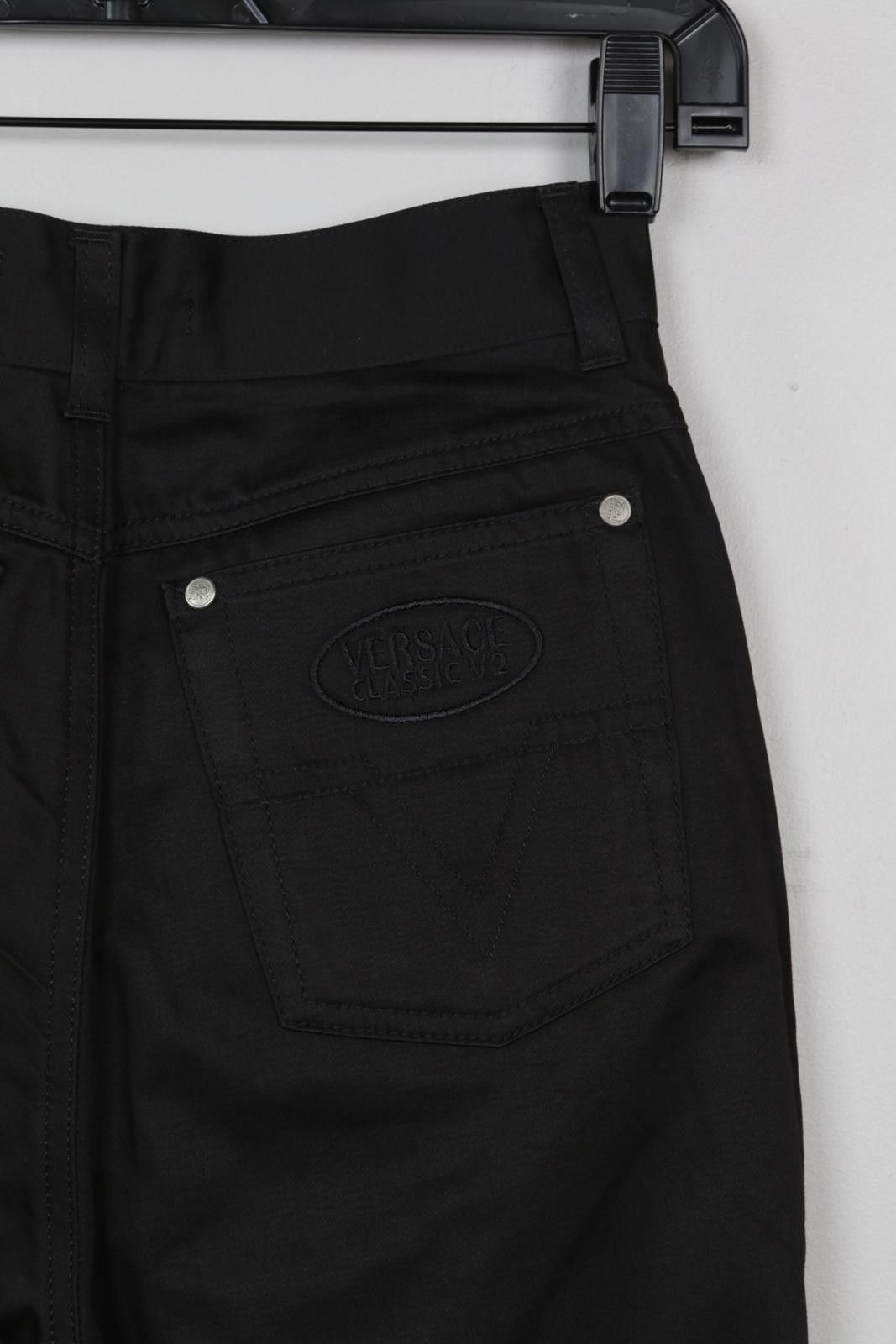 Versace 00's Versace Classic V2 Straight-Leg-Pant Size 27" / US 4 / IT 40 - 4 Thumbnail