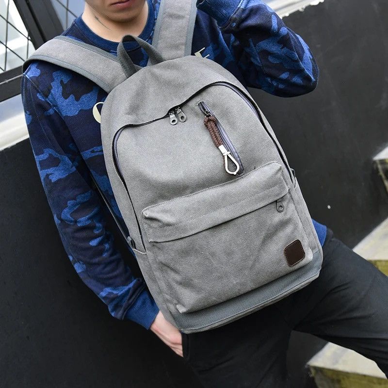Japanese Brand Canvas Backpack Size ONE SIZE - 1 Thumbnail