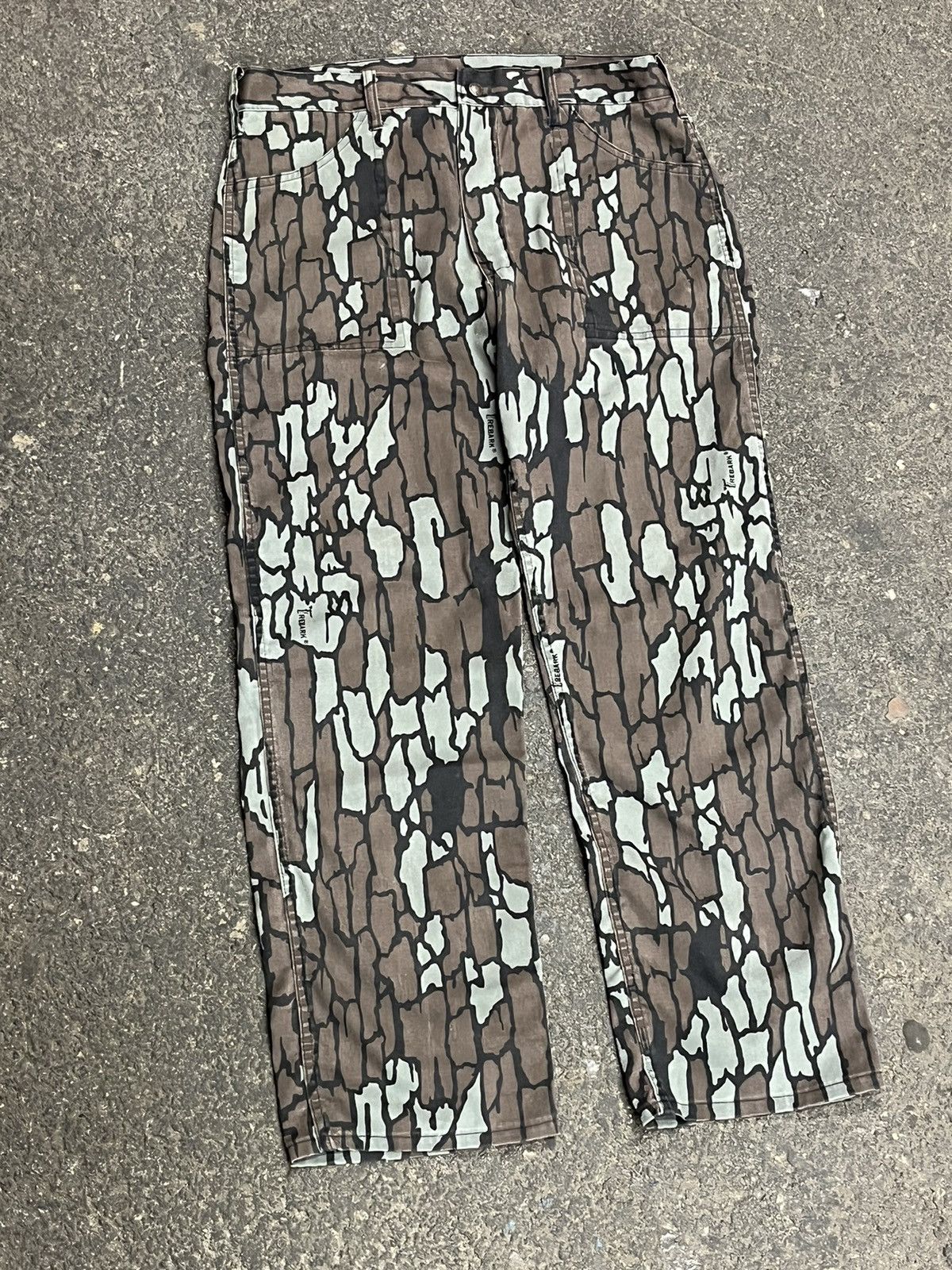 Vintage Camo vintage pants rare hype skater og 107 style baggy Size US 34 / EU 50 - 2 Thumbnail