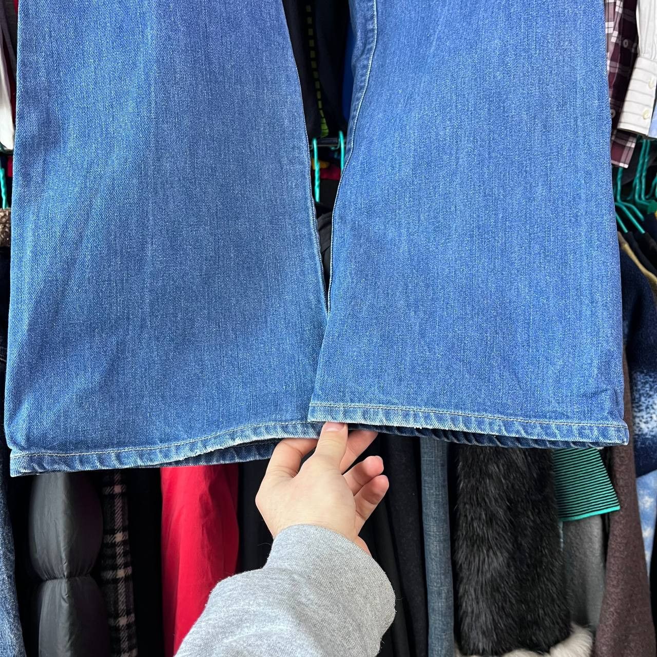 Diesel × Vintage Vintage Diesel Wide Rap Jeans Mens 34 Made in Italy Y2K Size US 34 / EU 50 - 6 Thumbnail