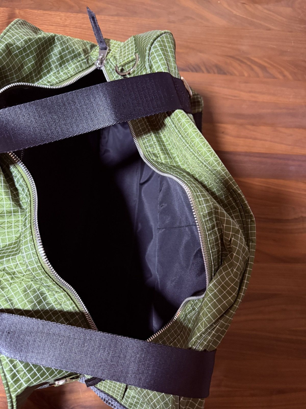 Aime Leon Dore Aime Leon Dore Ripstop Nylon Duffle Bag Olive Woven Logo ALD Size ONE SIZE - 10 Thumbnail