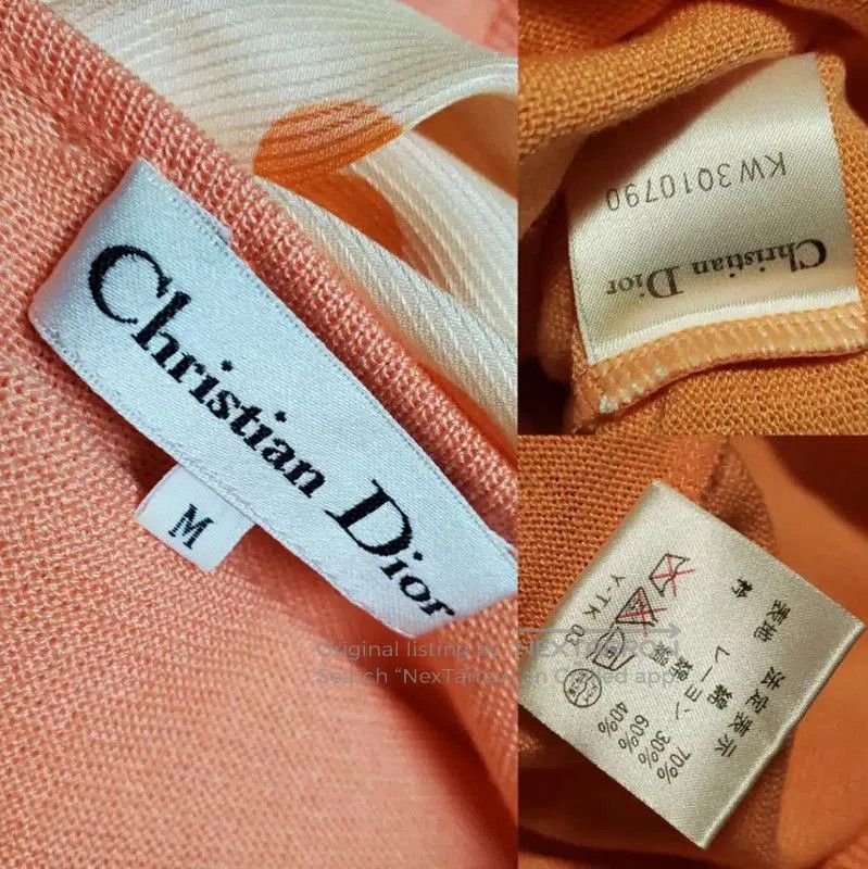 Dior Dior Summer Orange Polka Dot Blouse . Size M / US 6-8 / IT 42-44 - 7 Thumbnail
