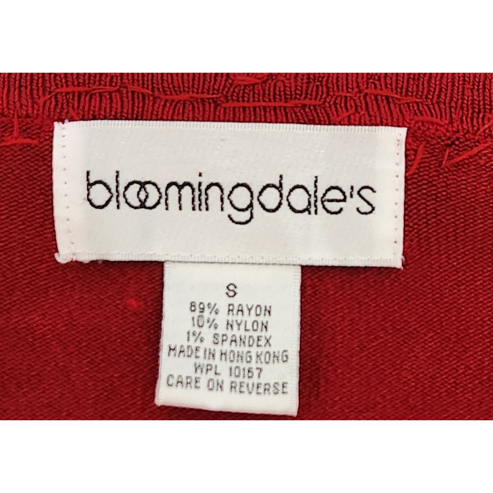 Bloomingdale's VTG Bloomingdale's Red Beaded V Neck Sleeves Cardigan Small Size S / US 4 / IT 40 - 6 Thumbnail