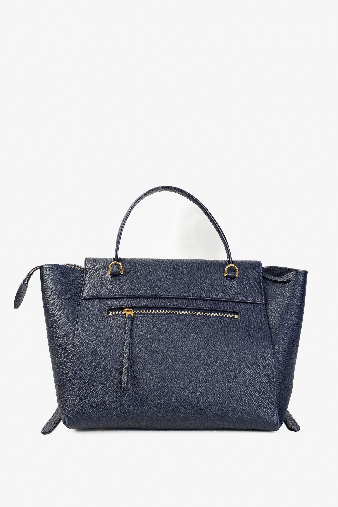 Celine Celine Mini Belt Navy Grained Calfskin Bag Size ONE SIZE - 4 Thumbnail