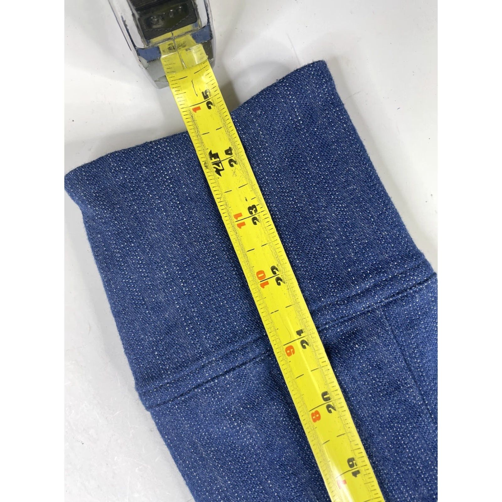 Vintage J Peterman Womens Denim Jacket Blue Pockets Button Long Sleeve Size 8 - Regular - Jacket Size M / US 6-8 / IT 42-44 - 4 Thumbnail