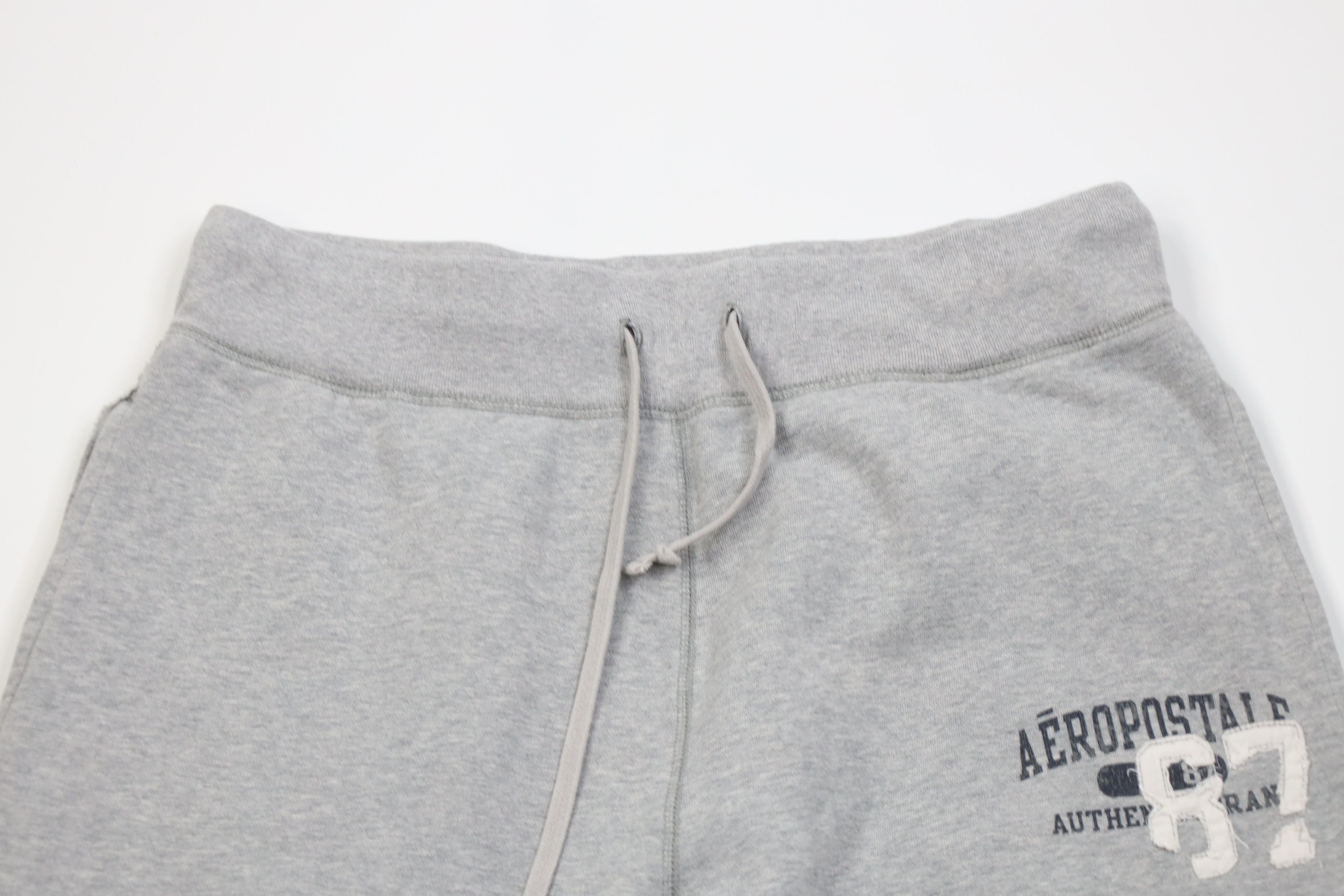 Aeropostale Vintage 90s Y2K Aeropostale Wide Leg Sweatpants Pants Gray Size US 36 / EU 52 - 2 Thumbnail