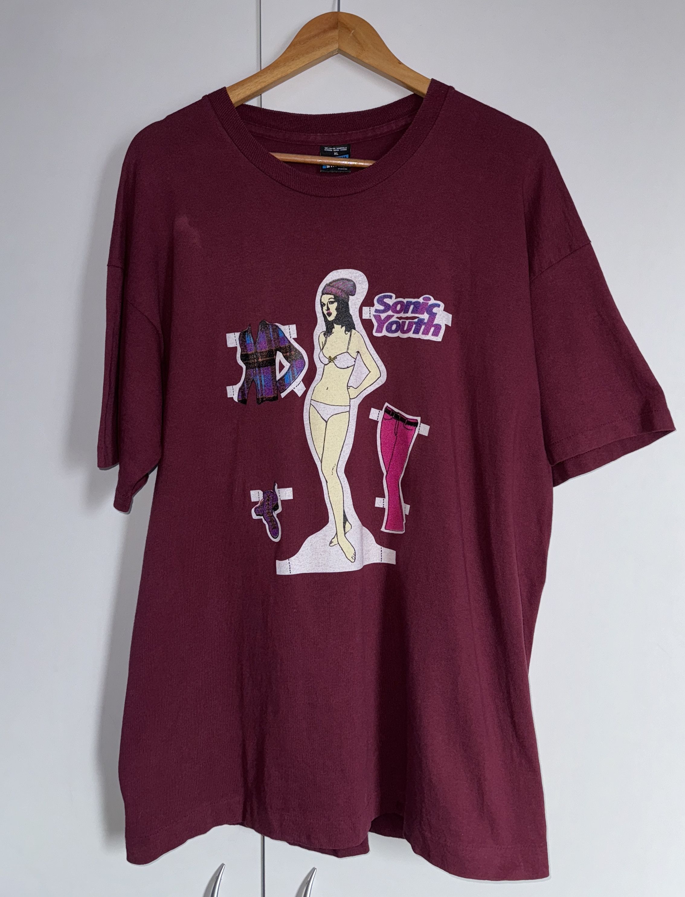 Band Tees × Vintage Sonic Youth 1992 European Tour T-Shirt Size US XL / EU 56 / 4 - 1 Thumbnail