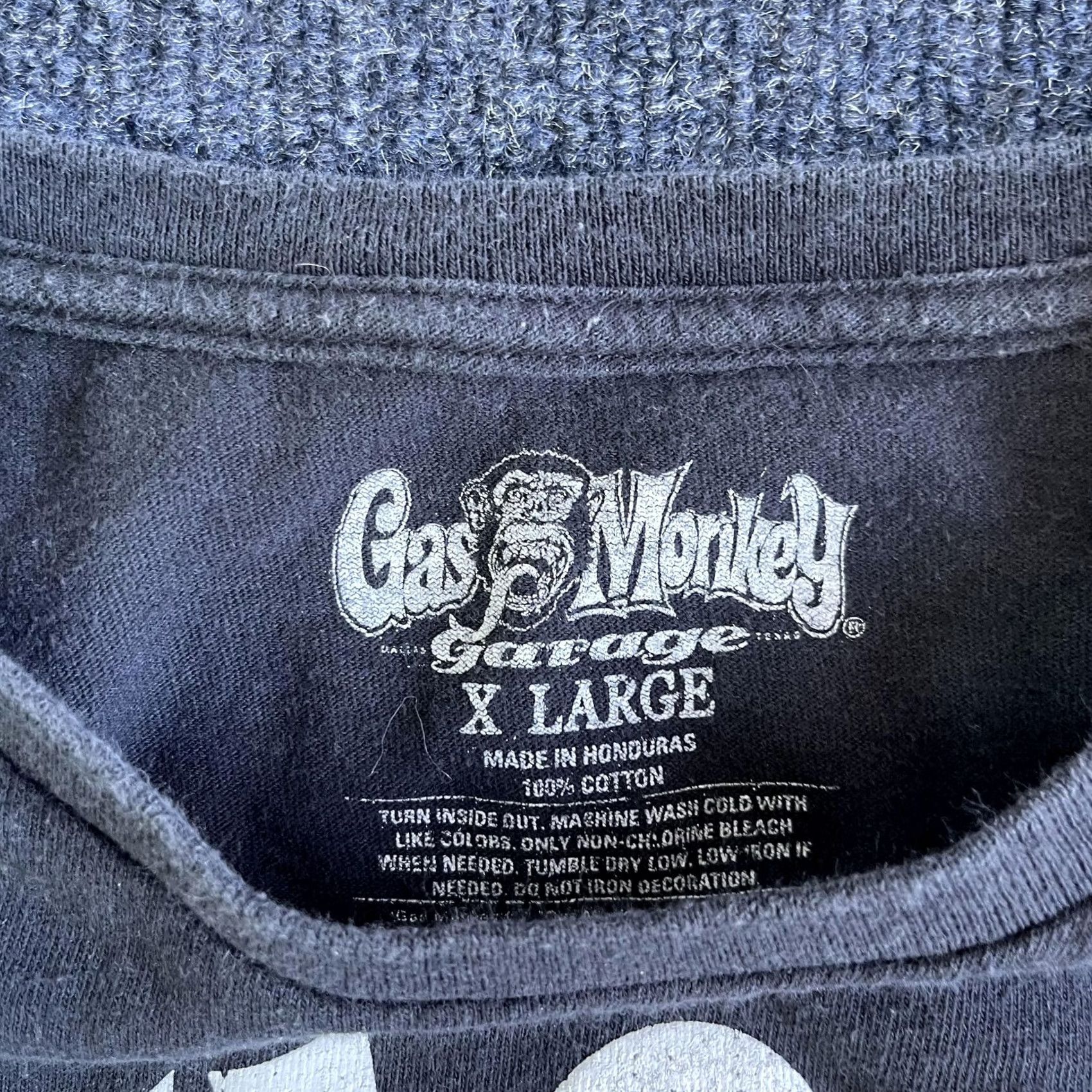 GAS Gas Monkey Garage Shirt Mens XL Black Graphic TV Show Tee T-Shirt Dallas Texas Crew Neck Short Sleeve Graphic Print Size US XL / EU 56 / 4 - 3 Thumbnail