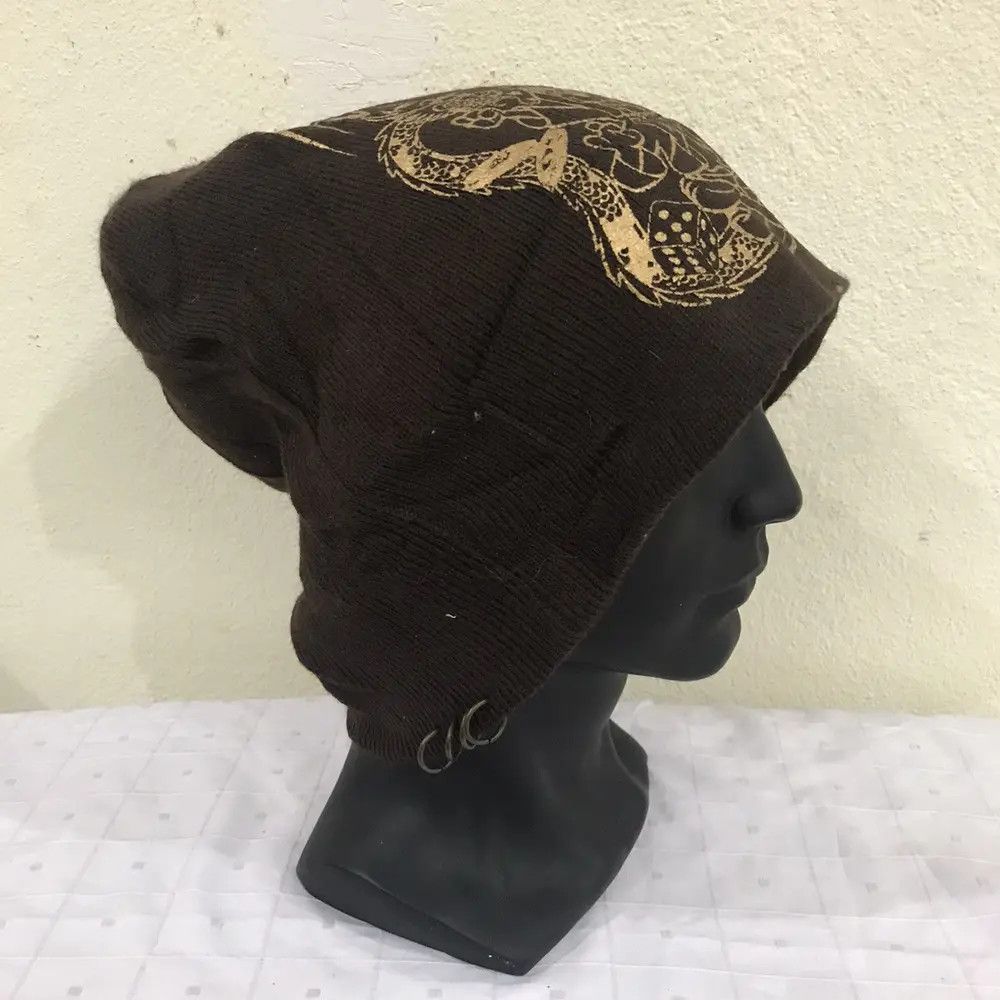 Vintage Hanna Barbera Big Logo Dragon Overprint Beanie Hat Size ONE SIZE - 7 Thumbnail