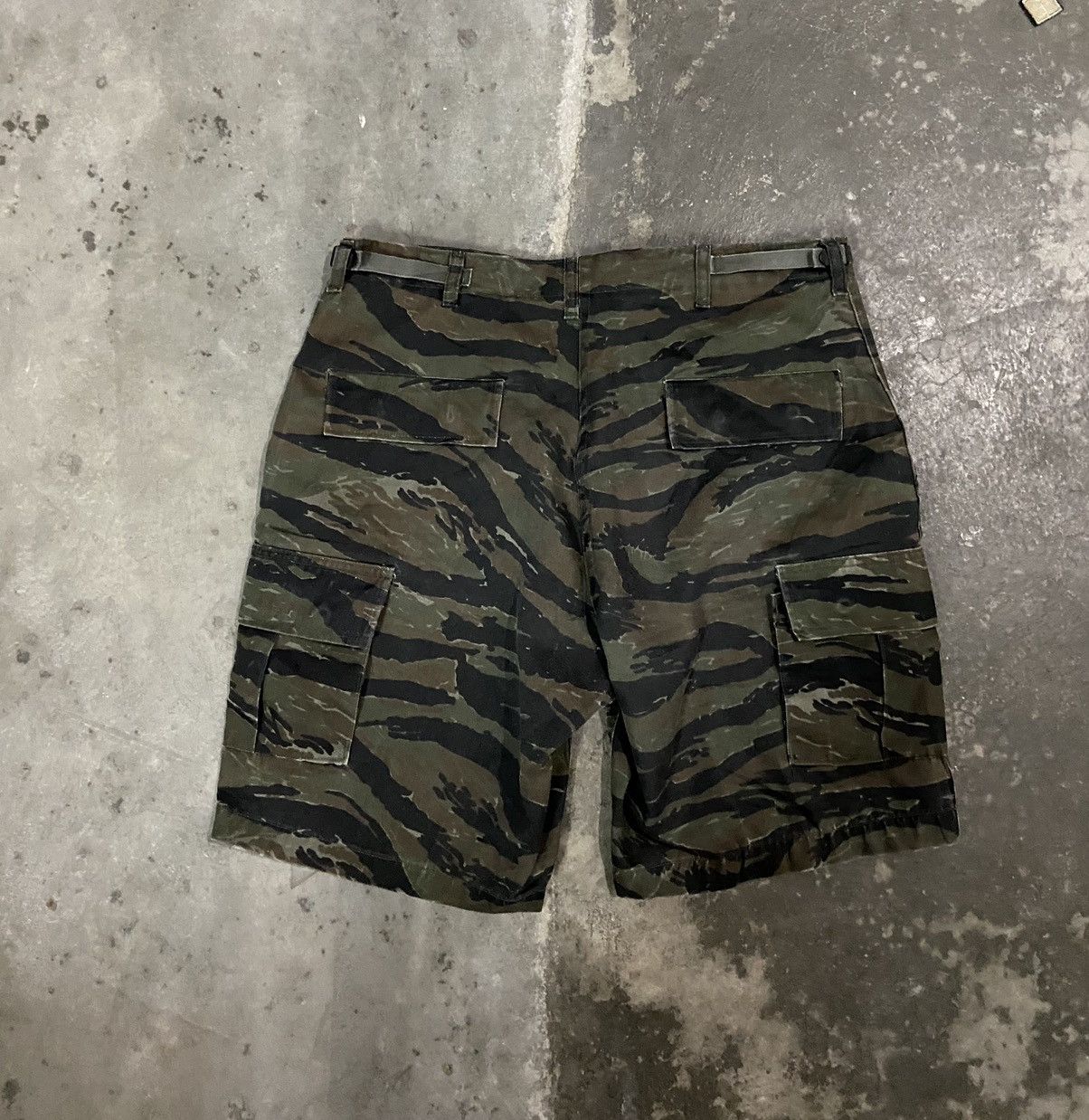 Mister Freedom × Other Vintage Tigers Stripe Shorts Size US 36 / EU 52 - 10 Thumbnail