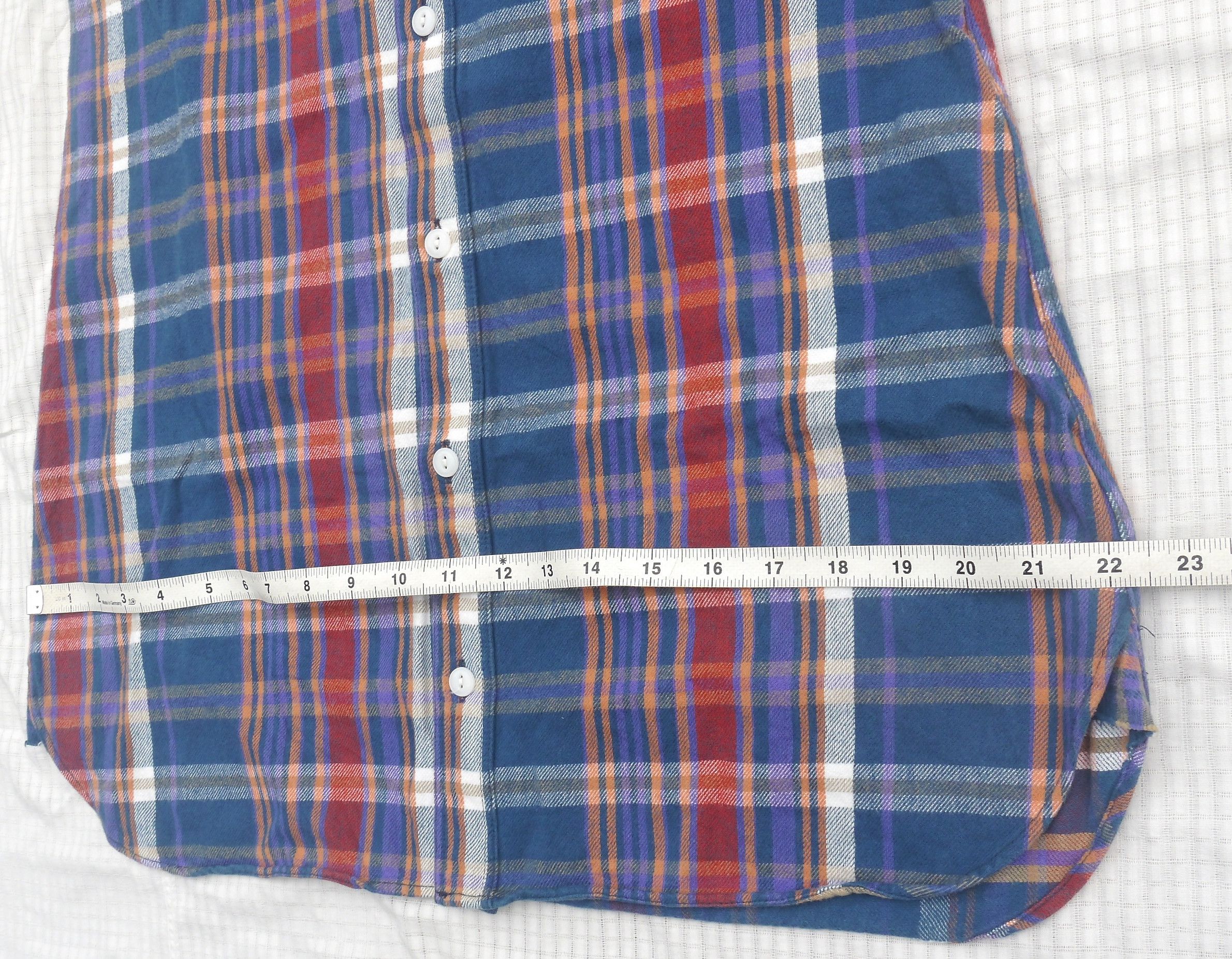 Japanese Brand (D86) Beams Boy Everyday Japan Plaid Button Up Shirt Dress Size S / US 4 / IT 40 - 17 Thumbnail