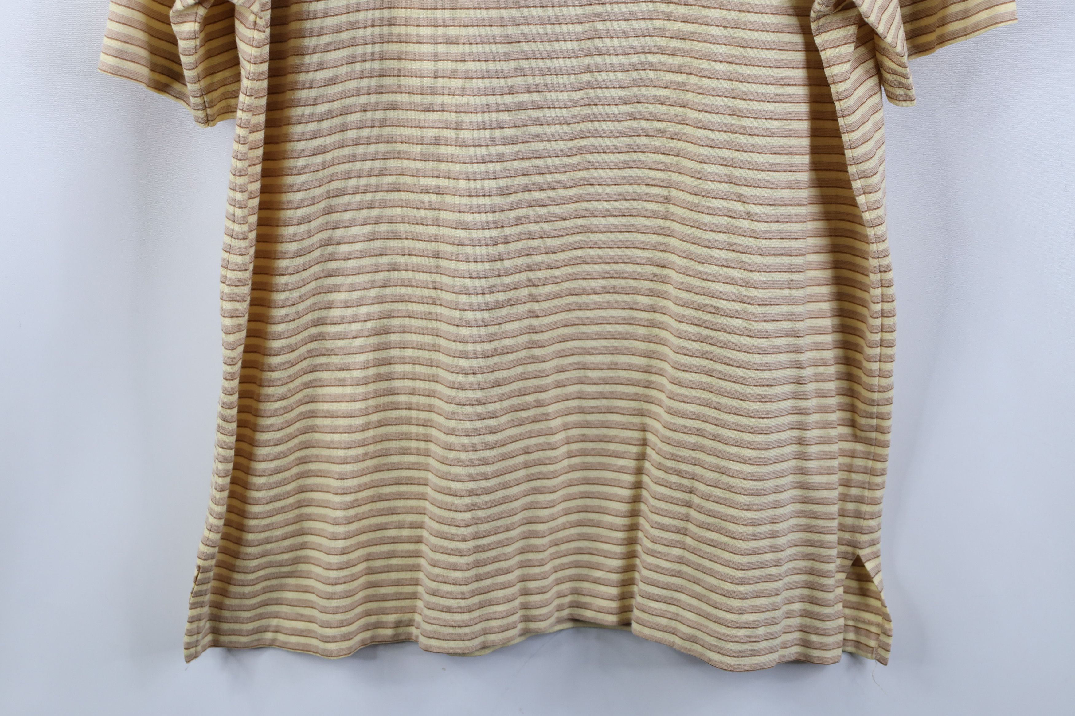 Vintage Vintage 70s Streetwear Block Knit Collared Golf Polo Shirt Size US XL / EU 56 / 4 - 13 Thumbnail