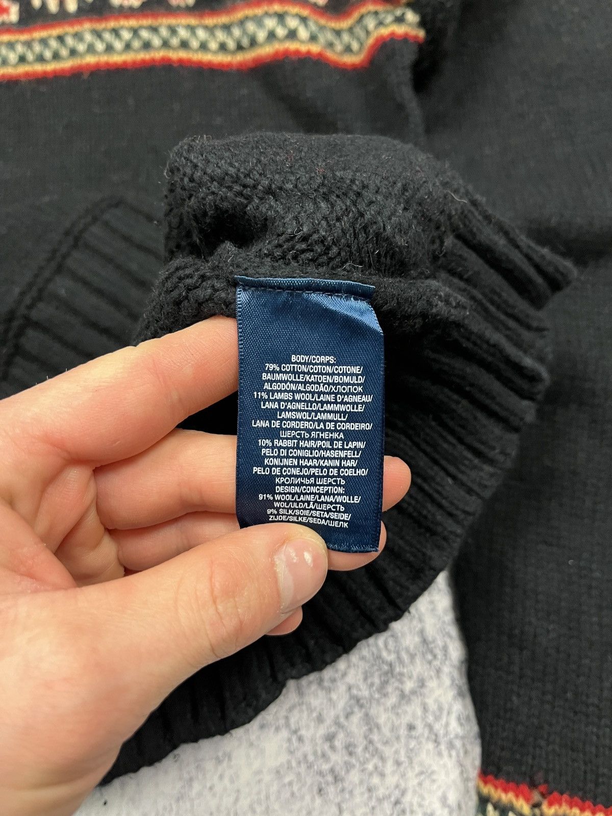 Polo Ralph Lauren Polo Ralph Lauren Fair Isle Nordic Cotton Wool Knit Sweater Size US XS / EU 42 / 0 - 10 Thumbnail