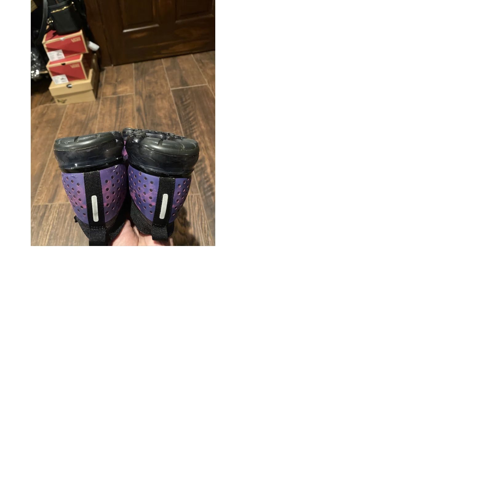 Nike Nike Mens VaporMax Vapormax 2 Midnight Purple Size 9 942842-013 2018 Vapormax Sneaker Mens Purple Shoes Good Used Condition Size US 9 / EU 42 - 9 Thumbnail