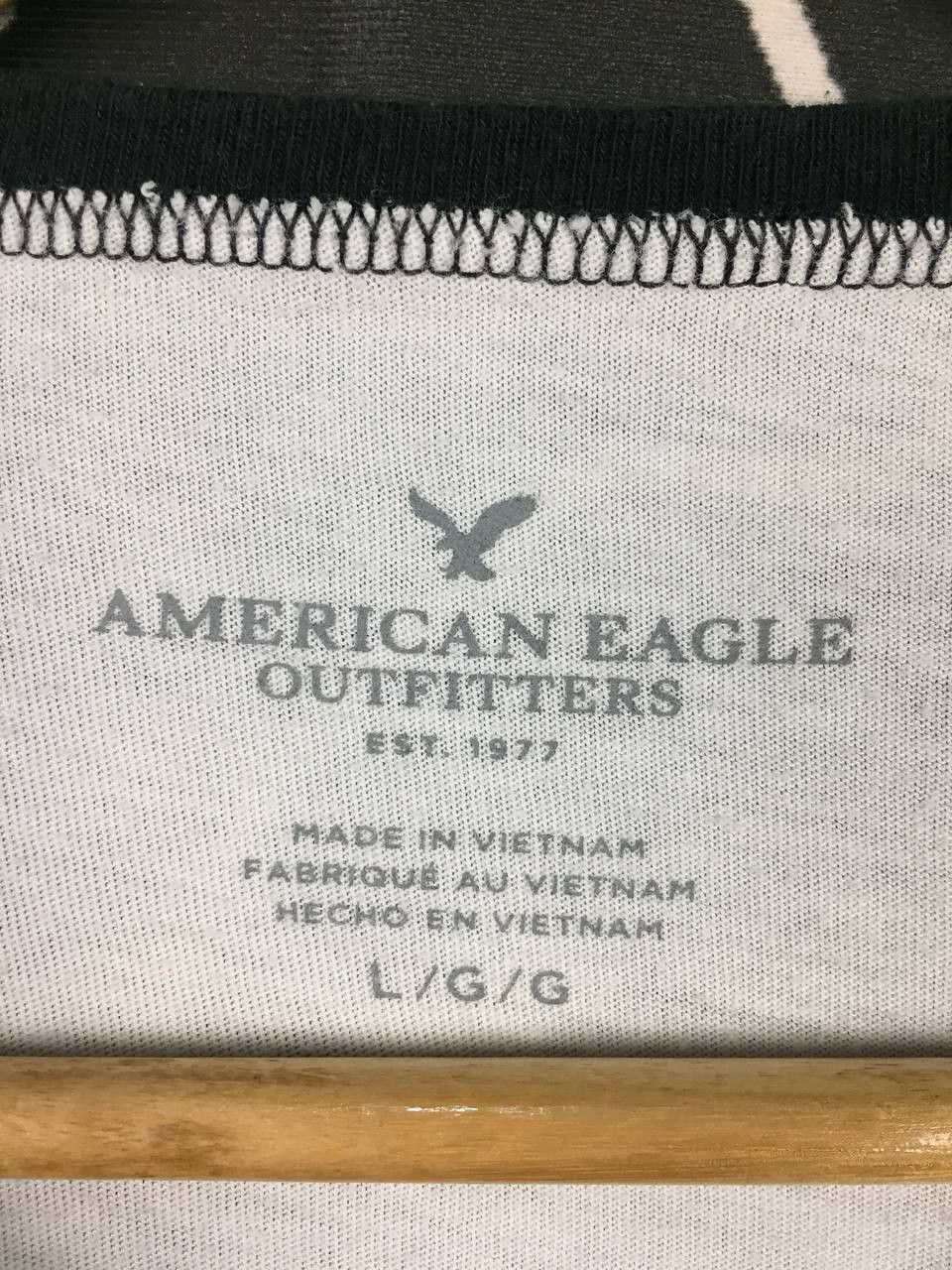 American Eagle Outfitters American Eagle Outfitters Boxy Cropped Ringer Tee Size US L / EU 52-54 / 3 - 7 Thumbnail