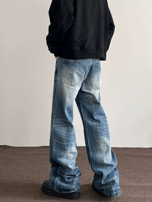 Japanese Brand × Jean High street lightning blue flared cleanfit jeans Size US 34 / EU 50 - 3 Thumbnail