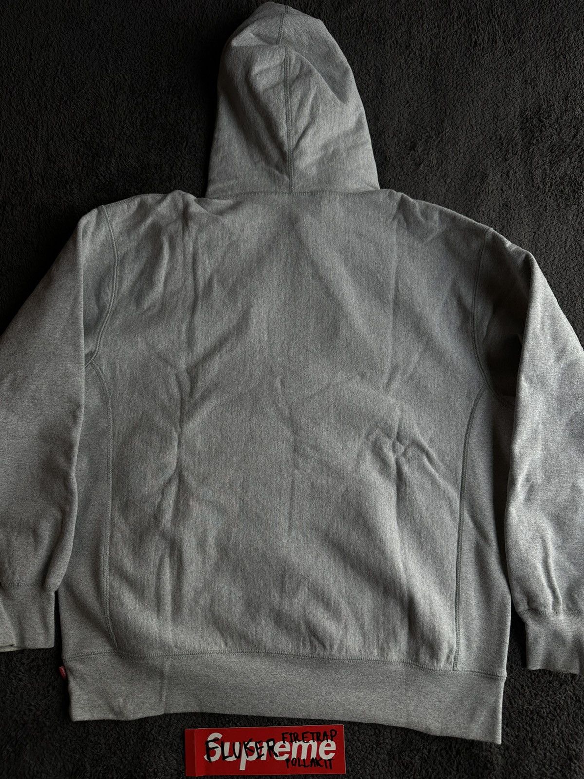 Supreme Supreme Cross Bogo grey Hoodie used 9/10 Size XL Size US XL / EU 56 / 4 - 9 Thumbnail