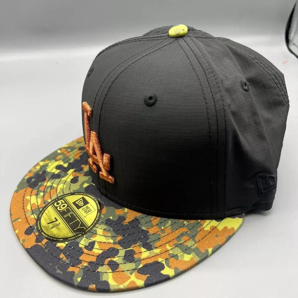 New Era Los Angeles LA Dodgers Hat Men 7 3/8 59Fifty New Era Fitted Size ONE SIZE - 3 Thumbnail