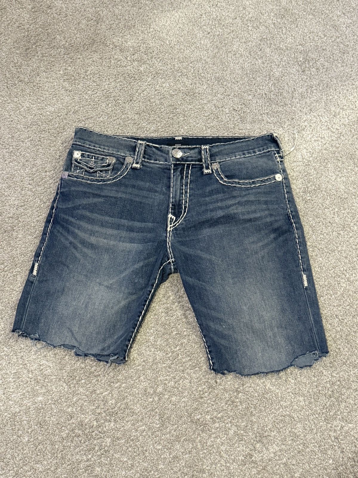 True Religion Blue True Religion Jorts Size US 36 / EU 52 - 1 Thumbnail