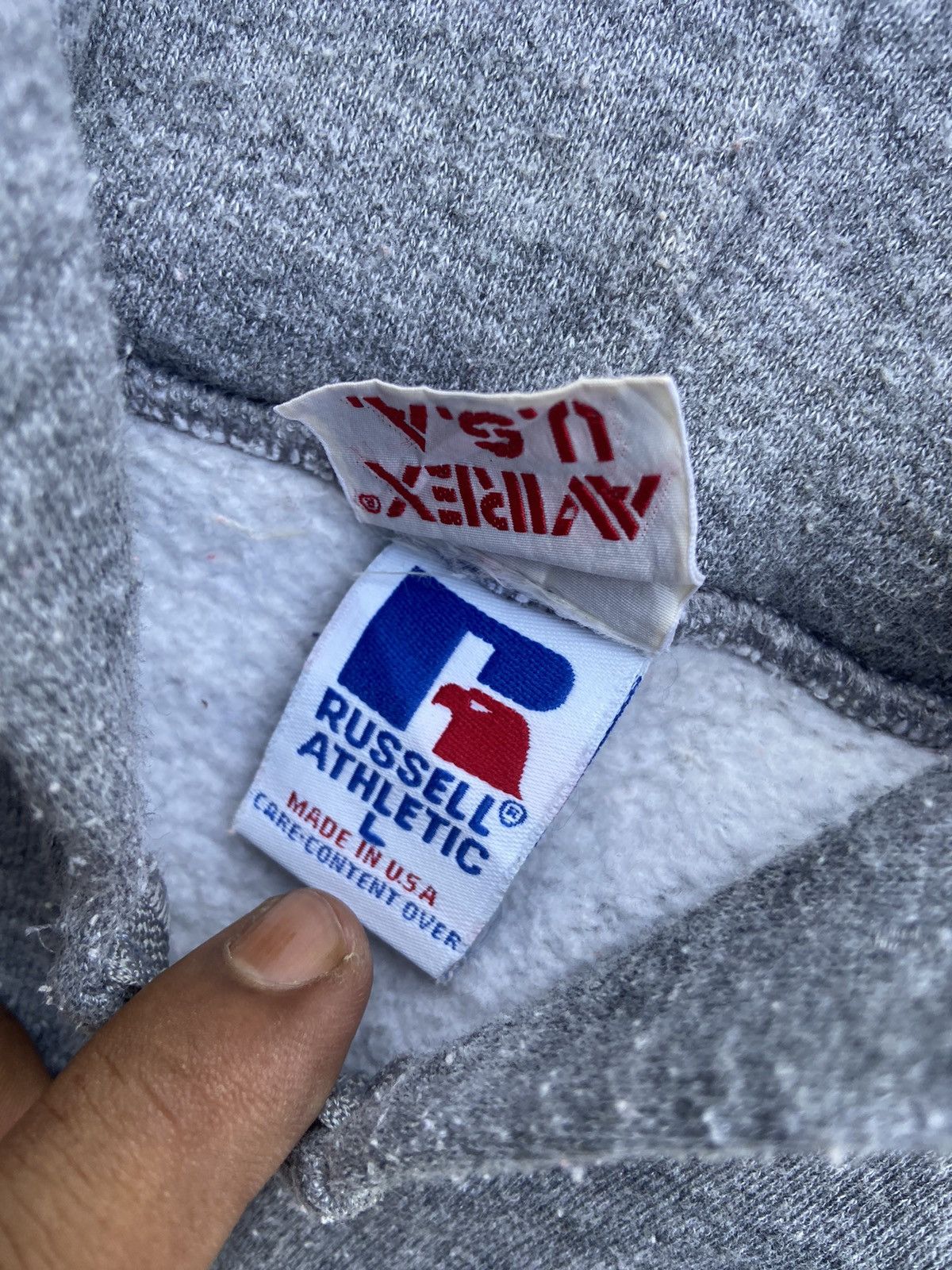 Avirex RARE Vintage 90’s Russell Athletic x Avirex Zipper Hoodie Size US L / EU 52-54 / 3 - 4 Thumbnail