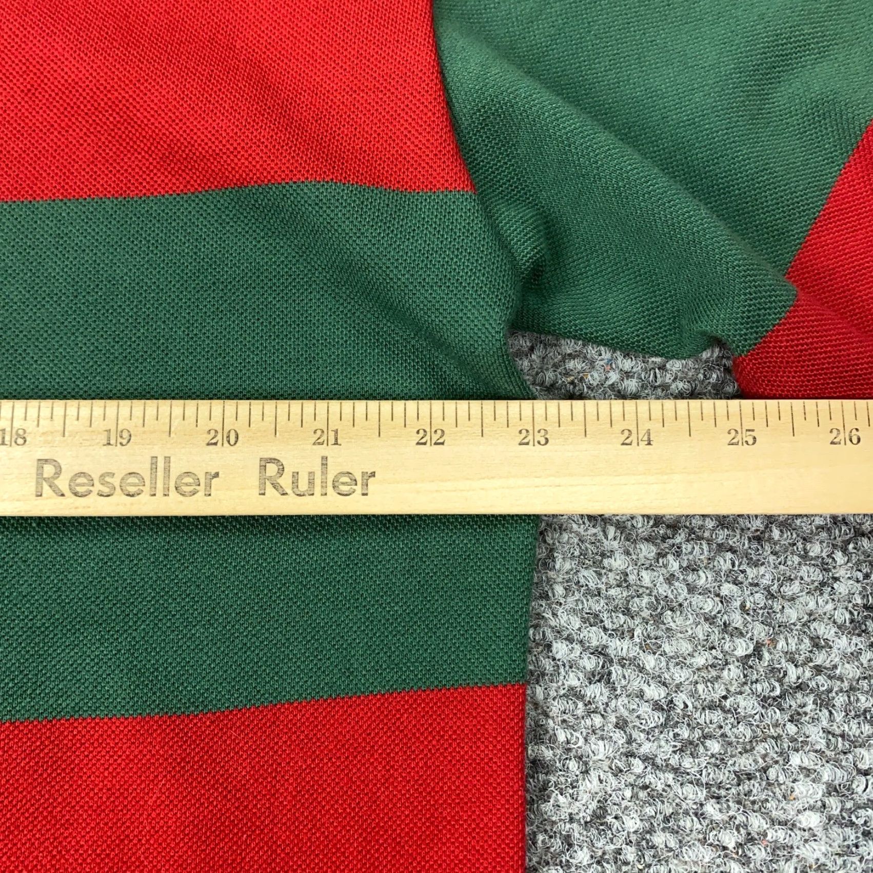 Vintage VINTAGE Blarney Woollen Mills Polo Shirt Mens L Red/Green Stripe Polo Shirt Ireland Striped Golf Logo Embroidered Size US L / EU 52-54 / 3 - 8 Thumbnail