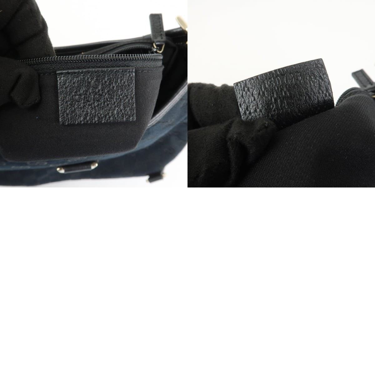 Gucci Gucci Abbey GG Canvas Shoulder Bag Black Size ONE SIZE - 8 Thumbnail