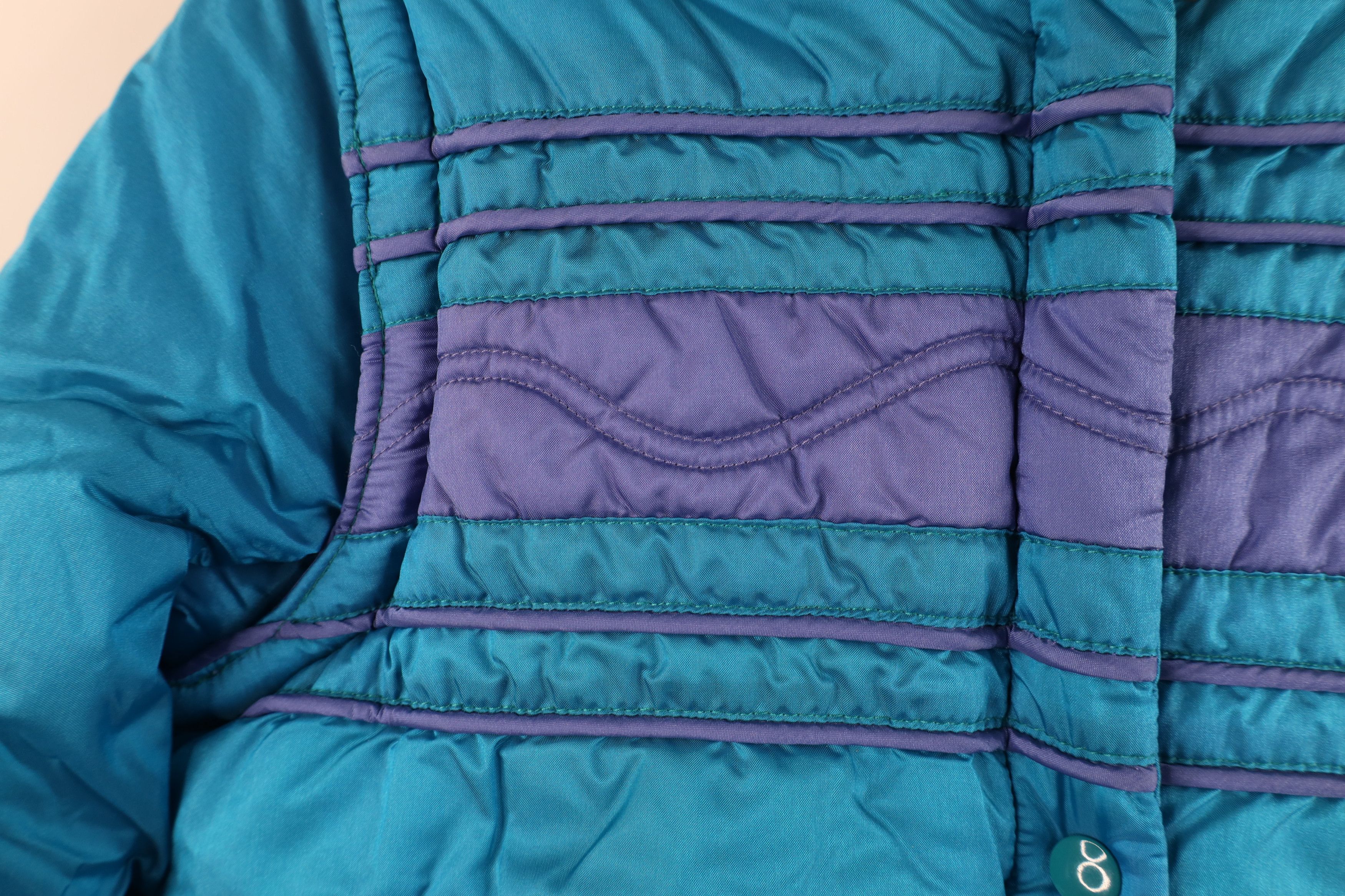 Speedo Vintage 70s Speedo Convertible Puffer Vest Jacket Striped Size S / US 4 / IT 40 - 8 Thumbnail