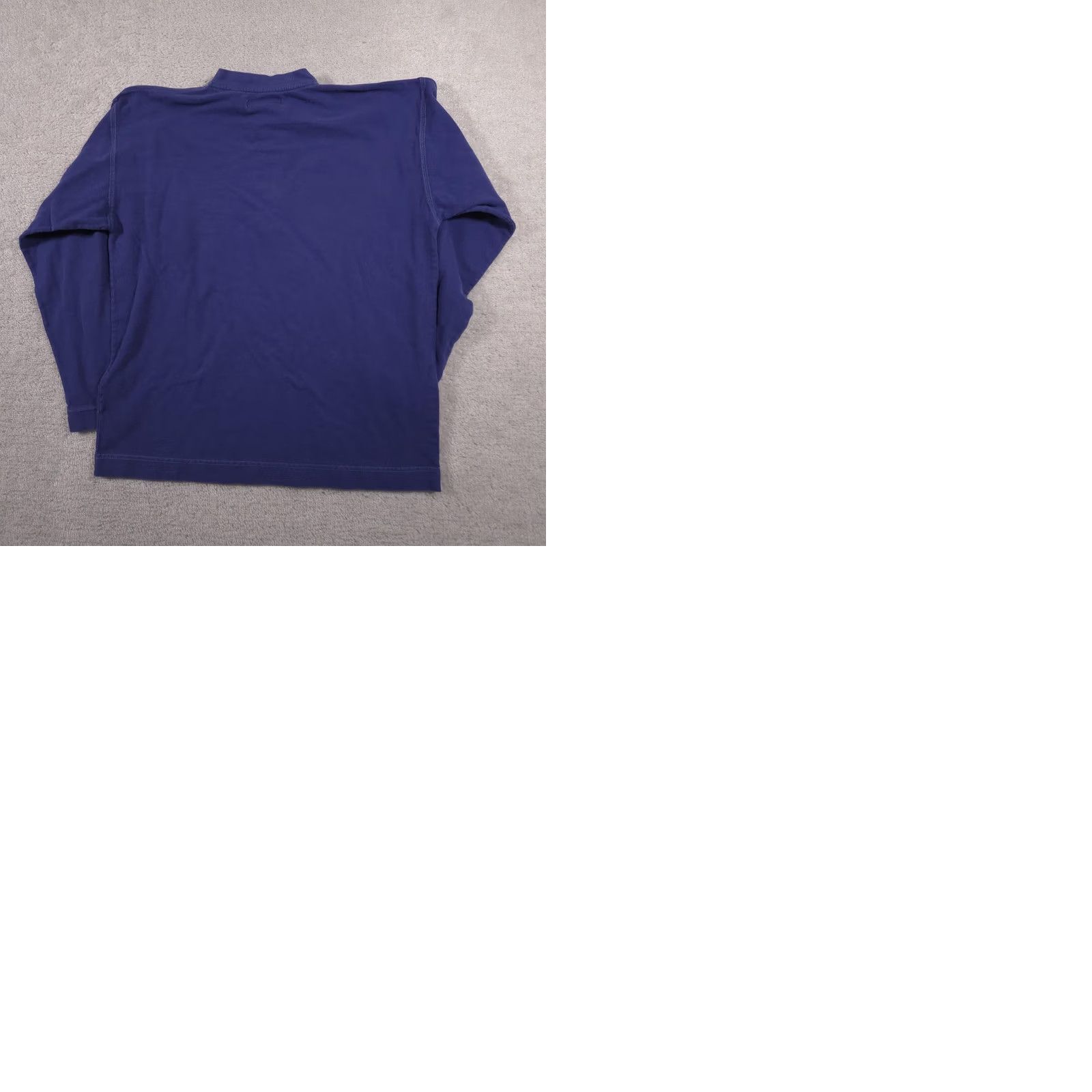 Bugle Boy VINTAGE Bugle Boy Mens Long Sleeve Henley Shirt M Blue 90s Mock Neck Pocket Size US M / EU 48-50 / 2 - 9 Thumbnail